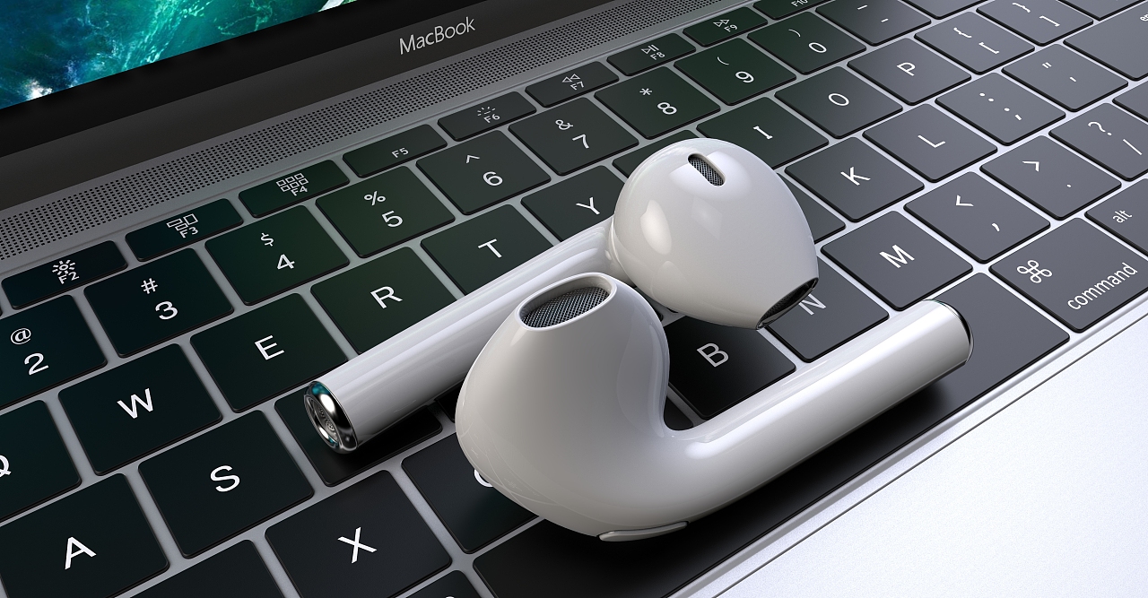 蘋果無線耳機渲染練習|工業/產品|電子產品|安靜很